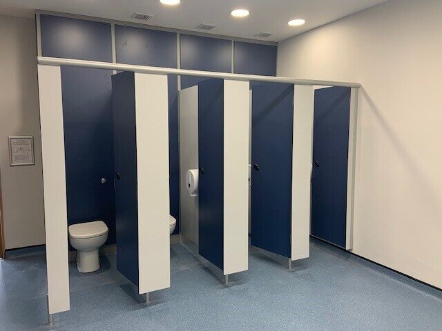 School toilet fit out | Prestige Interiors